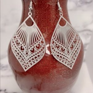 SALE 🔥 Boho Light Filigree Earrings Silver